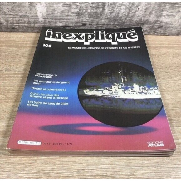 (Lot of 10) Inexpliqué le Monde de L'étrange Mystère Magazines #91-100 VG 82-´83 - Picture 1 of 8